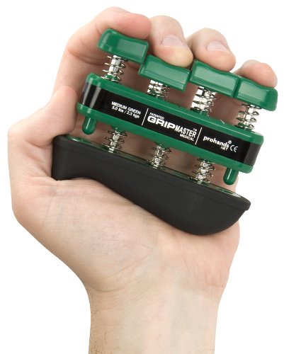 Gripmaster Hand und Fingertrainer (grün mittel) von Gripmaster