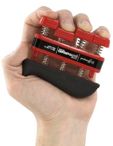 Gripmaster Hand und Fingertrainer (rot leicht) von Gripmaster