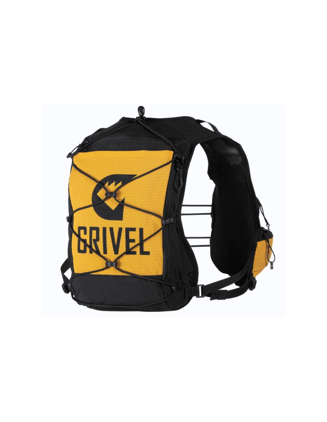 Grivel Rucksack Mountain Runner EVO 5 Rucksackart - Berglauf & Trailrunning, Rucksackfarbe - Schwarz - Gelb, Rucksackgröße - S/M, von Grivel