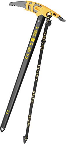 Grivel Unisex-Erwachsene GZERO Axe 74 Black Eispickel, schwarz, One Size von Grivel