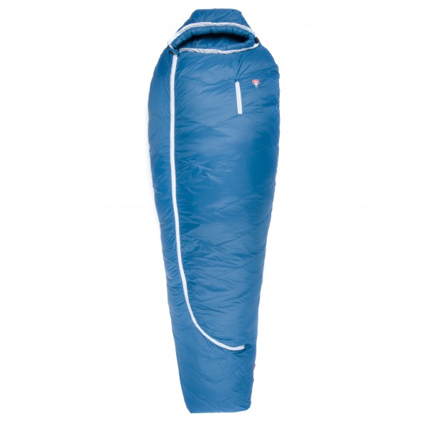 Grüezi Bag - Biopod DownWool Ice 175 - Daunenschlafsack Gr bis 175 cm Körpergröße - 200 x 77 x 50 cm blau von Grüezi Bag