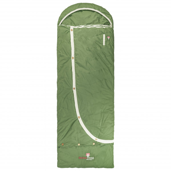 Grüezi Bag - Biopod DownWool Nature Comfort - Daunenschlafsack Gr 185 cm grün von Grüezi Bag