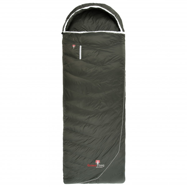Grüezi Bag - Biopod DownWool Summer Comfort - Daunenschlafsack Gr 225 x 80 cm grau von Grüezi Bag