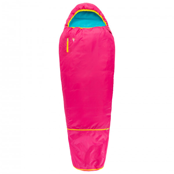 Grüezi Bag - Kid's Colorful Grow - Kinderschlafsack Gr 140-180 x 65 x 45 cm grün;rosa von Grüezi Bag