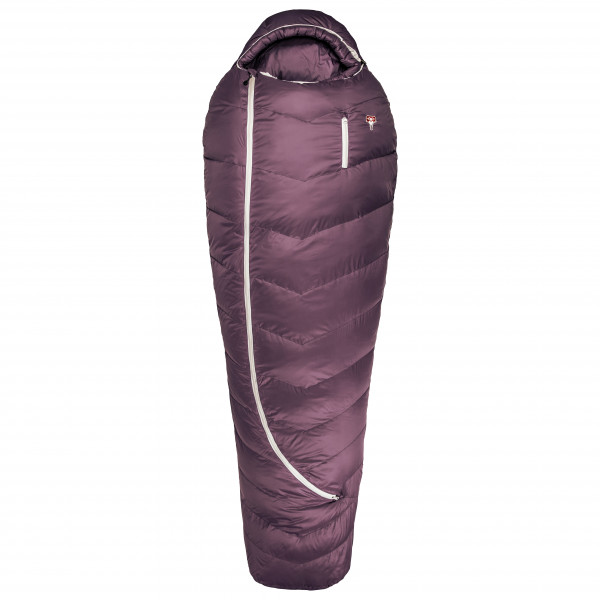 Grüezi Bag - Women's Biopod DownWool Subzero 175 - Daunenschlafsack Gr 150 - 175 cm - 200 x 77 x 50 cm berry von Grüezi Bag