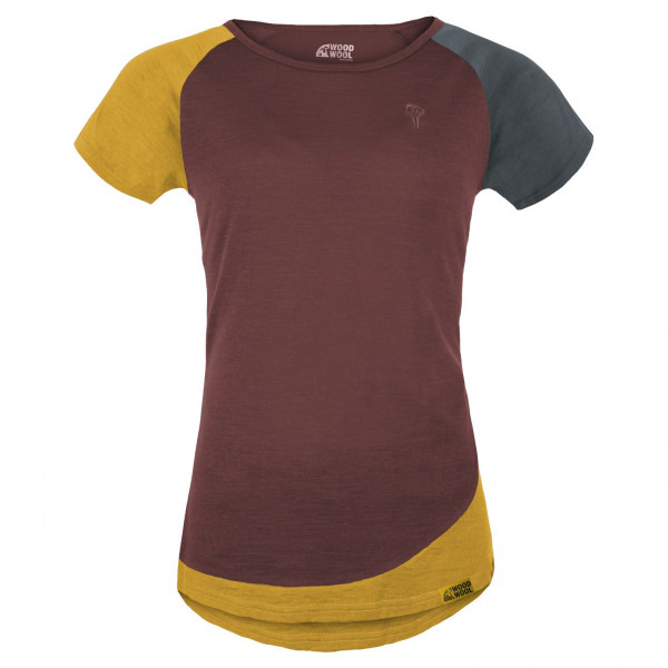 Grüezi Bag - Women's Woodwool T-Shirt Lady Janeway - T-Shirt Gr L;M;S;XL;XS blau;braun;grau von Grüezi Bag