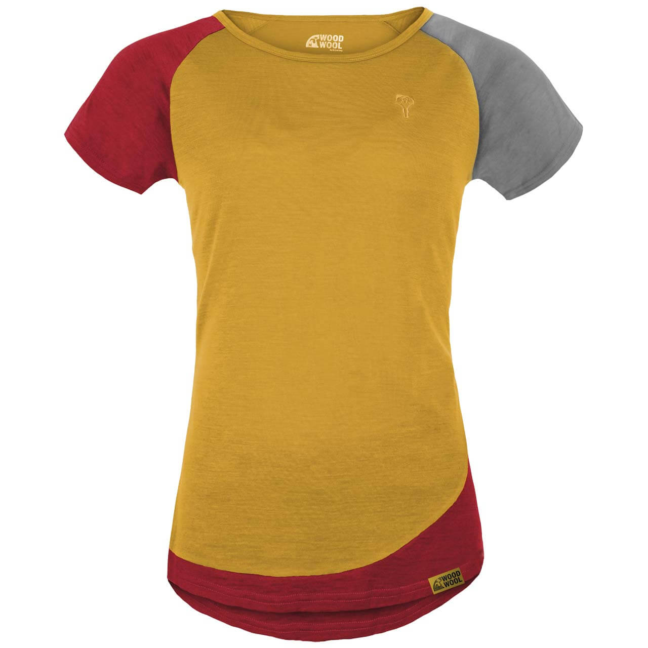 Grüezi Bag WoodWool Janeway T-Shirt - Daisy Daze Yellow, XS von Grüezi Bag