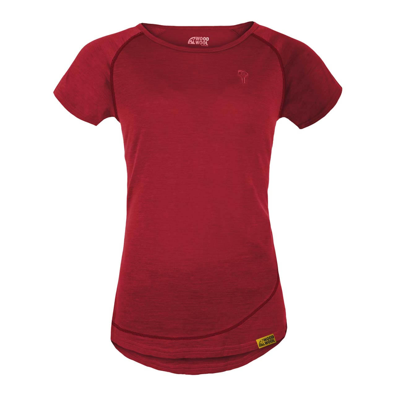 Grüezi Bag WoodWool T-Shirt Lady Burnham - Fired Red Brick, L von Grüezi Bag