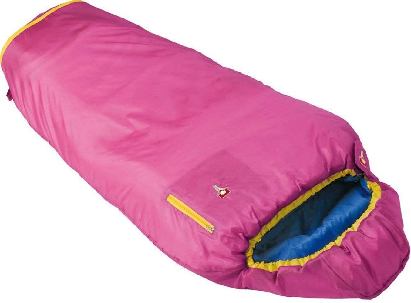 Grüezi bag Schlafsack Mitwachsender Mumienschlafsack für Kinder (Rosa, M) von Grüezi bag