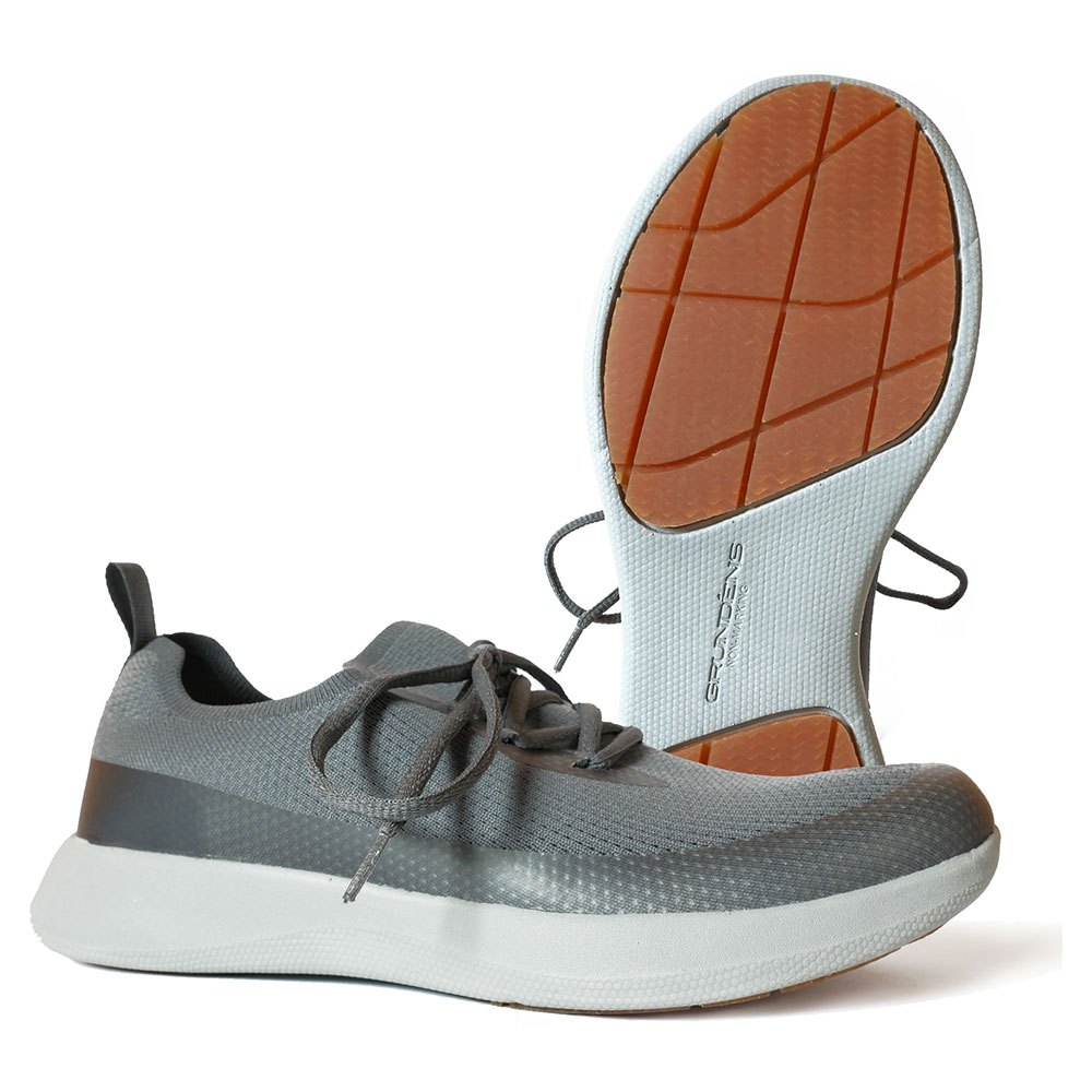 Grundens Metal Sea Knit Boat Shoes Grau EU 45 Mann von Grundens