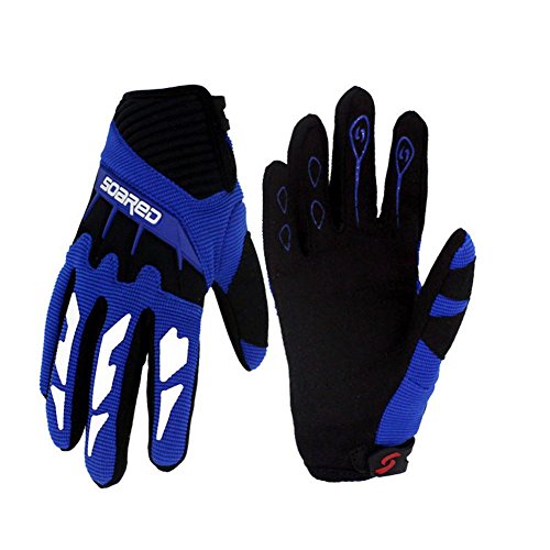 Gtopart 50 g MTB-Handschuhe für Kinder, zum Skateboarden, Klettern, Fitness (Licht, Luft) (blau, XS) von Gtopart