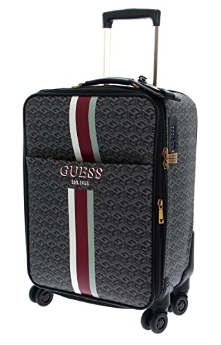 Guess Vikky Travel 18 IN 8-Wheeler Expandable S Charcoal Logo von GUESS