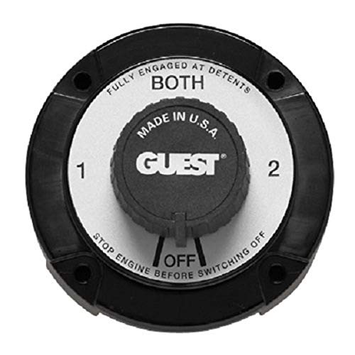 MARINCO BATTERY SELECTOR SWITCH 230A CONTINUOUS WITHOUT AFD GREY von Guest