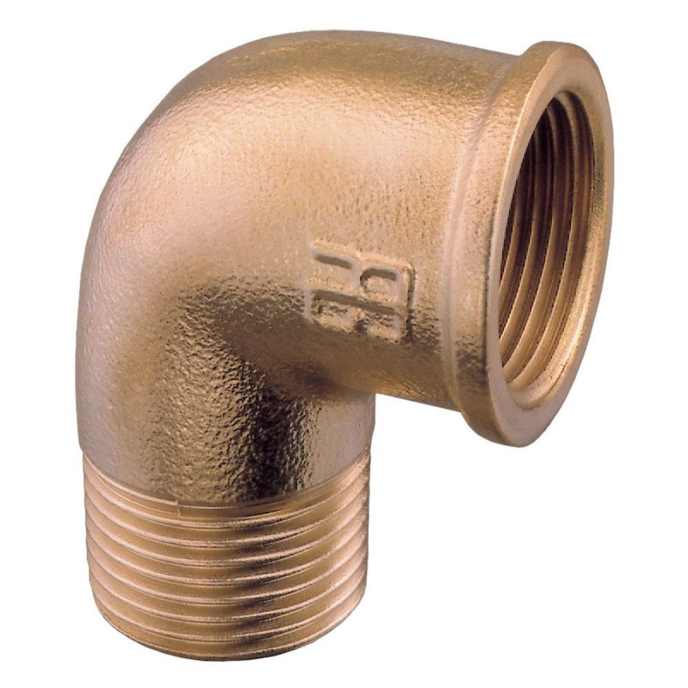 Guidi Male-female Brass Elbow Connector Golden 2 1/2´´ von Guidi