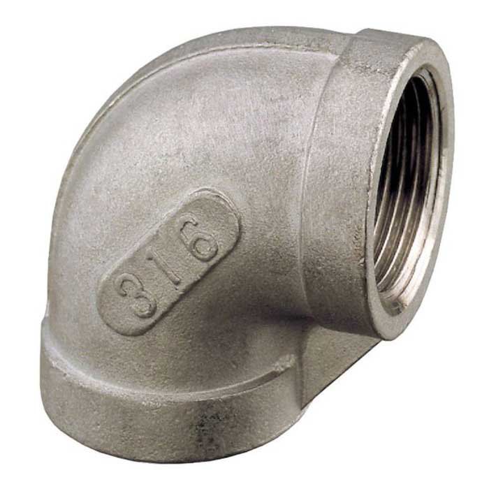 Guidi Stainless Steel Female-female 90° Elbow Connector Silber 1 1/2´´ von Guidi