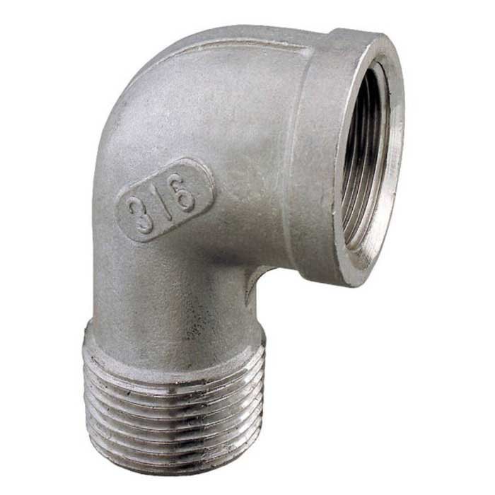 Guidi Stainless Steel Male-female 90° Elbow Connector Silber 1 1/4´´ von Guidi