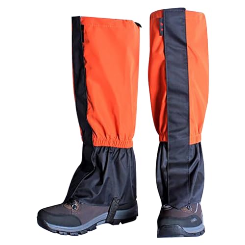 1 Paar Outdoor Gamaschen, wasserdichte Einstellbare Gamaschen, Schneestiefel Atmungsaktiv Einstellbar, Nylon Material Gamaschen für Wandern Bergsteigen Radfahren Gartenarbeit Outdoor Forschun von Gukasxi