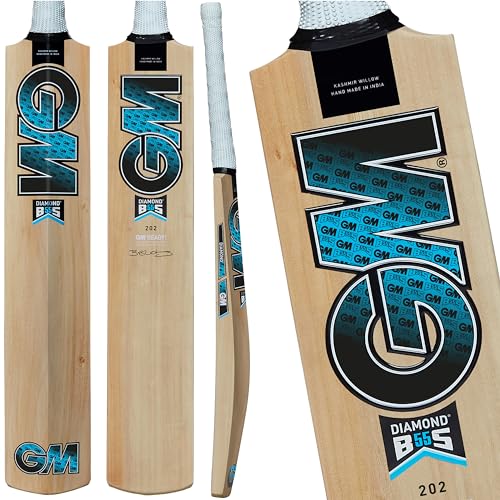 Gunn & Moore Diamond 202 Bs55 Cricketschläger, Natur, Full Size-Player Height 175cm Plus von Gunn & Moore