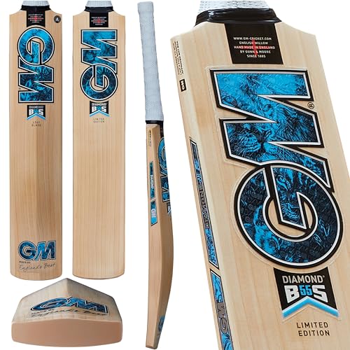 Gunn & Moore Unisex Jugend Diamond 404 Lite Cricketschläger, Natur, Size 2-Player Height 129-137cm von Gunn & Moore