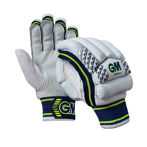 Gunn & Moore GM Cricket-Schlaghandschuhe | Prima | leichtes Design | Handfläche aus Baumwolle | Junior Rechtshänder | Gewicht pro Paar ca. 330 g | 1 Paar von Gunn & Moore