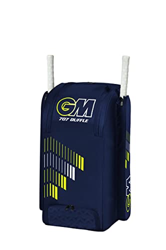 Gunn & Moore GM Cricket-Tasche mit Rollen, 707, Größe M, 85 l, Blau, Einheitsgröße von Gunn & Moore