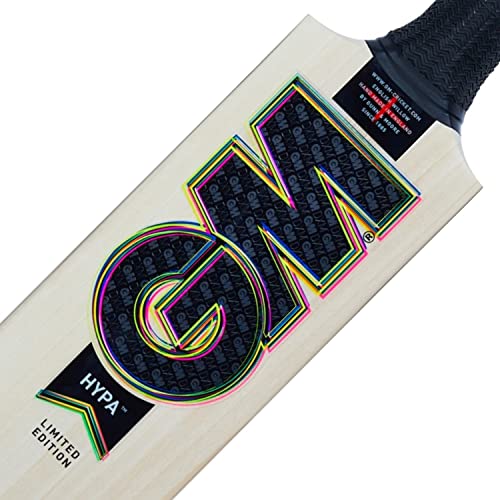 Gunn & Moore Unisex Jugend Hypa Cricketschläger aus englischem Weidenholz, Harrow-User Height 163-168cm von Gunn & Moore
