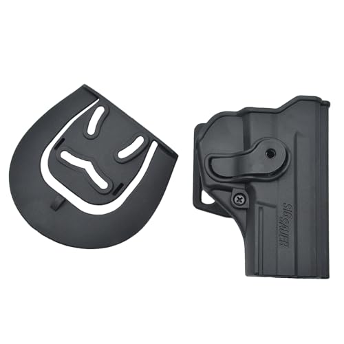 Gunyoo CQC Pistolenholster Tactical Right Hand Concealment Taille Gürtel Schleife und Paddel Holster für SIG von Gunyoo
