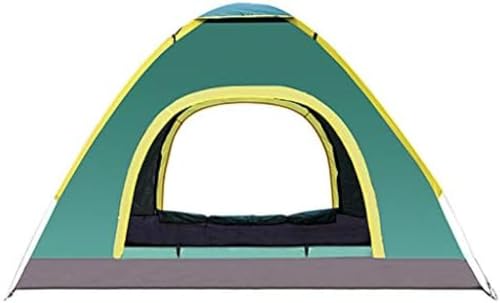 Outdoor-Campingzelte, tragbares wasserfestes Zelt, blau und grün, 3 Größen, grün-3–4 Personen von GuoHuiAMZ