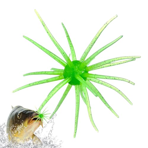 Gupcaqosjw Angelköder, Schwimmender Seeigel Köder, Künstliche Seeigel-Köder für Fluss, See, Salz- und Süßwasser von Gupcaqosjw