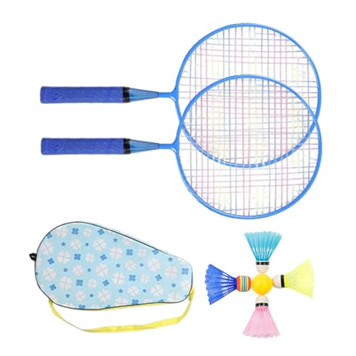 Gupcaqosjw Federball Set | Garten Badminton Set Mit Schlägern Und Bällen - Vollständiges Leichtes Outdoor Sportspielzeug Für Kinder Jugendliche Mädchen von Gupcaqosjw