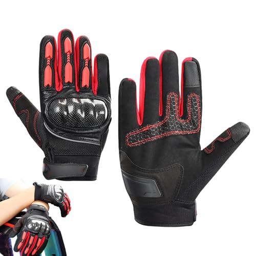 Gupcaqosjw Motorradhandschuhe, Fahrradhandschuhe, Verstellbare Handschuhe Für Gartenarbeit Fahrradfahren Training Arbeit Wanderung von Gupcaqosjw