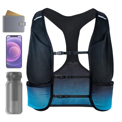 Gupcaqosjw Trinkrucksack - Wasserrucksack Für Radfahren | 3 Liter reflektierende Hydrationsweste für Wandern Trekking Jagen Radfahren Angeln Camping von Gupcaqosjw