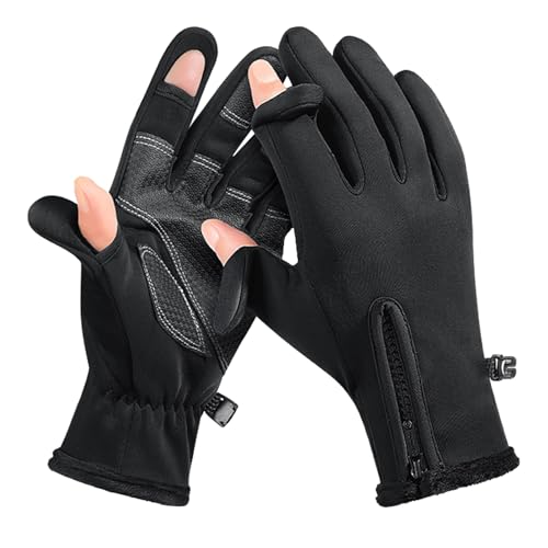 Gupcaqosjw rutschfeste Fäustlinge zum Klettern, Winddichte Lauffäustlinge | Screen Touch Laufhandschuhe | Winddichte Reithandschuhe, Fäustlinge für kaltes Wetter zum Fahren und Klettern von Gupcaqosjw