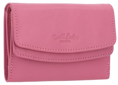 Gusti Geldbörse Leder -Asmund Damen Geldbörse Portemonnaie Brieftasche Geldbeutel Vintage Pink Leder von Gusti