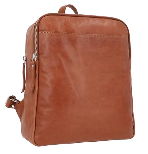 Gusti Rucksack Leder - Kelly Lederrucksack Vintage Damen Braun Leder von Gusti