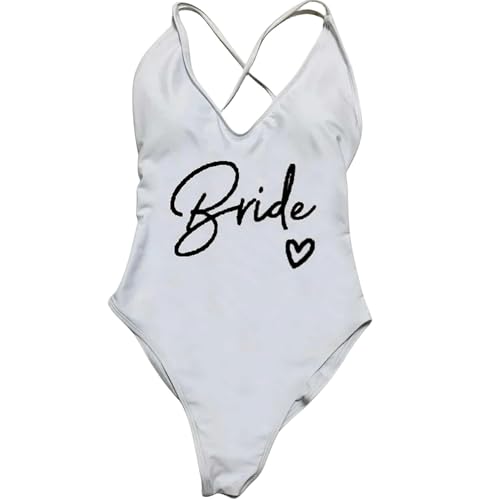 Gyios Bikini Damen Team Braut Badebekleidung Frauen One Stück Bikini Frauen Badeanzug Bachelorette Party-Braut Whbl-XL von Gyios