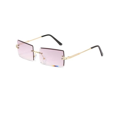 Gyios Sonnenbrille Stilvolle Rahmenlose Sonnenbrille Männer Und Frauen - Clip Auf Sonnenbrillen Für Einen Trendigen Look-f von Gyios