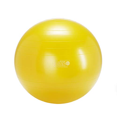GYMNIC Classic Plus 65 BRQ Fitness-Ball, Classic Plus 75 BRQ, gelb, 75 cm von GYMNIC