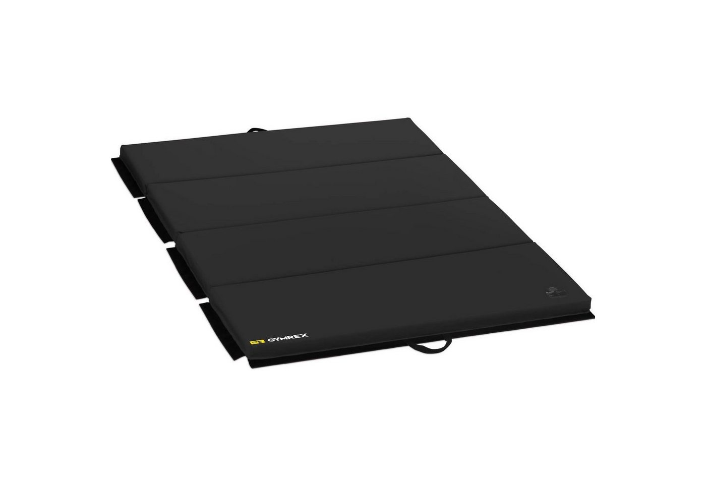 Gymrex Gymnastikmatte Weichbodenmatte - 200x120x5cm - faltbar - black - belastbar bis 170kg von Gymrex