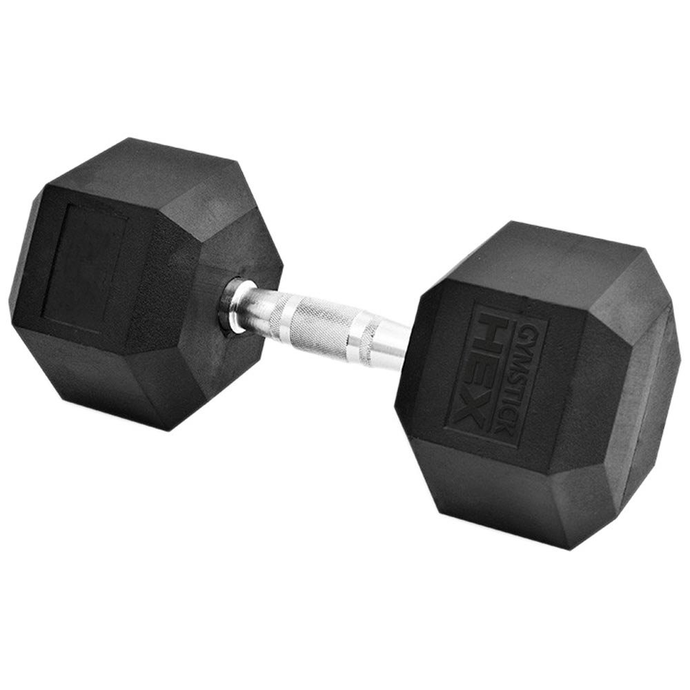 Gymstick Hex Dumbbell 32.5kg Unit Schwarz 32.5 kg von Gymstick