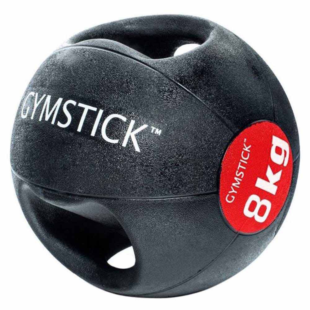 Gymstick Medicine Ball With Handles 8kg Schwarz 8 kg von Gymstick