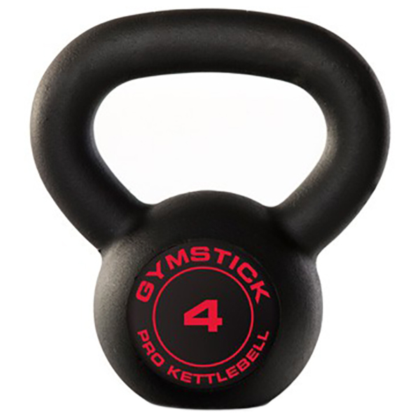 Gymstick - Pro Kettlebell - Functional Training Gr 4 kg schwarz von Gymstick