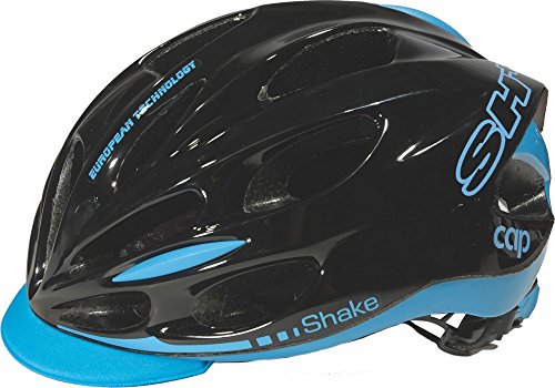 Sh bh163740701bb0507, Helm Fahrrad Herren, Schwarz/Blau, S/L (55 – 60) von Sh