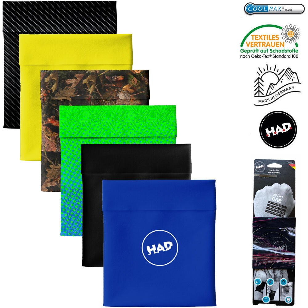 H.A.D. GO! STORAGE WRISTBAND - praktisches Armband Coolmax Eco von HAD
