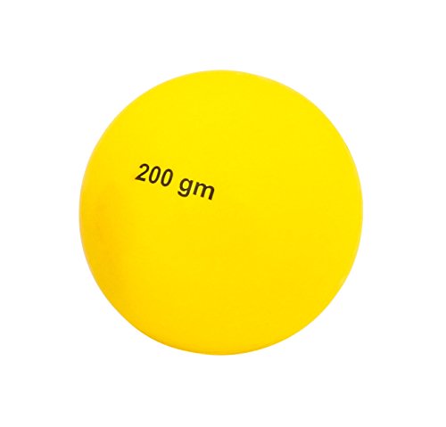 Ballwurf - Der Wettkampf-Wurfball 200 Gramm aus Kunststoff,Gelb von HAEST