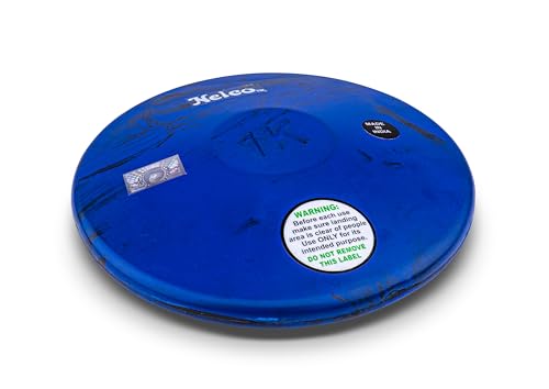 HAEST Nelco Diskus Blue Fusion 1,00 kg | Gummidiskus | Trainingsdiskus | 180 mm Durchmesser | Wettkampfstandard für Frauen | Auffällige Farbe von HAEST