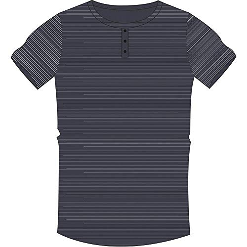 HAIBIKE Herren Henley T-Shirt, grau/Schwarz, S von HAIBIKE