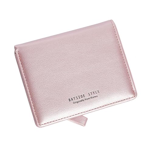 HAIWILL Geldbörse Damen Klein Mini Portemonnaie Damen mit RFID Blockierung Portemonnaie Damen mit ReißVerschlusstasche und 13 Kartenfächern (Rosa3) von HAIWILL