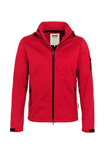 HAKRO Softshell-Jacke Ontario - 848 - rot - Größe: 4XL von HAKRO