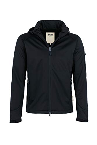 HAKRO Softshell-Jacke Ontario - 848 - schwarz - Größe: 4XL von HAKRO